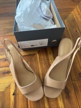 Brand New Ann Taylor Desert Sand Slingback Sandals - Open Toe